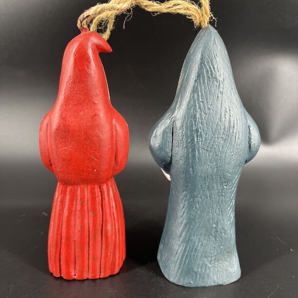 Lot 2 Randy Tate Santa Folk Art Christmas Figurines Boat Noah's Ark Teddy Bear - Picture 3 of 12